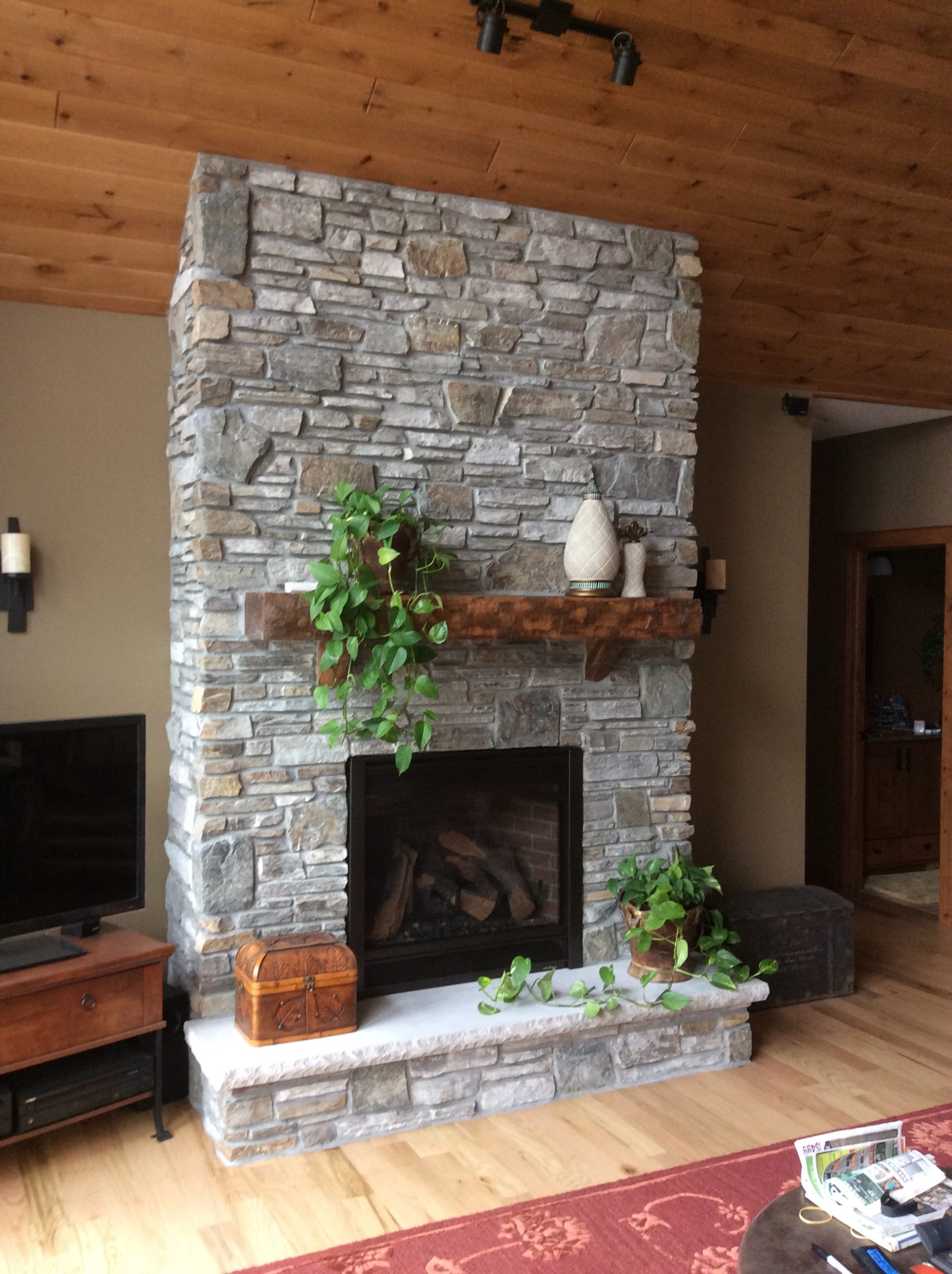 Chimney Stone Masonry Work
