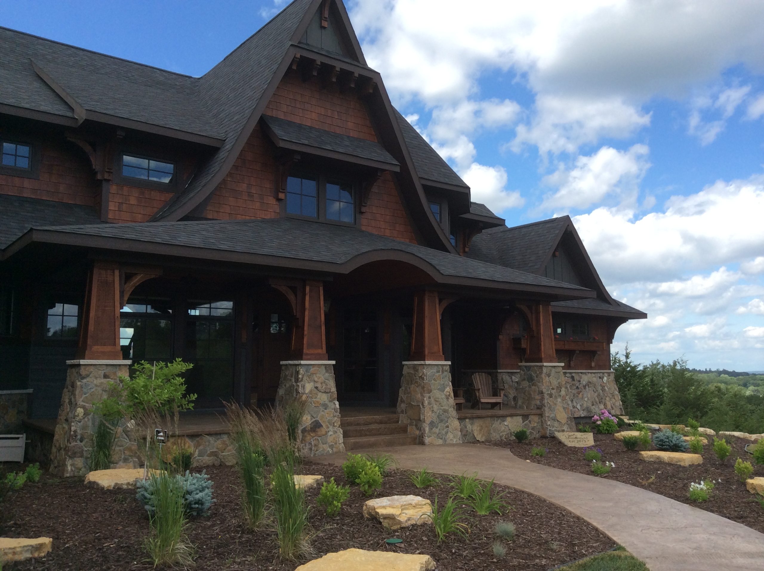 Exterior Residential Stone Masonry Work